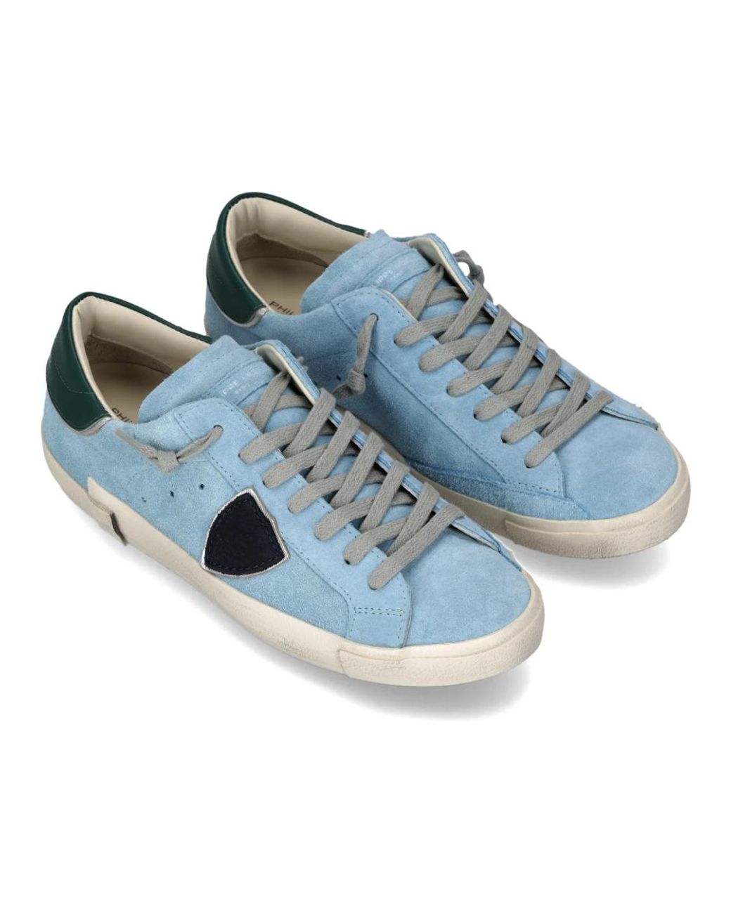 Philippe Model Blue Sneakers for men