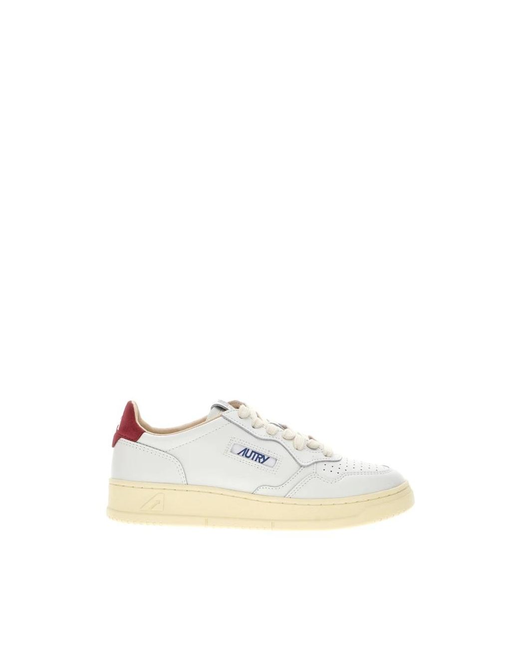 Autry White Medalist Low Sneakers