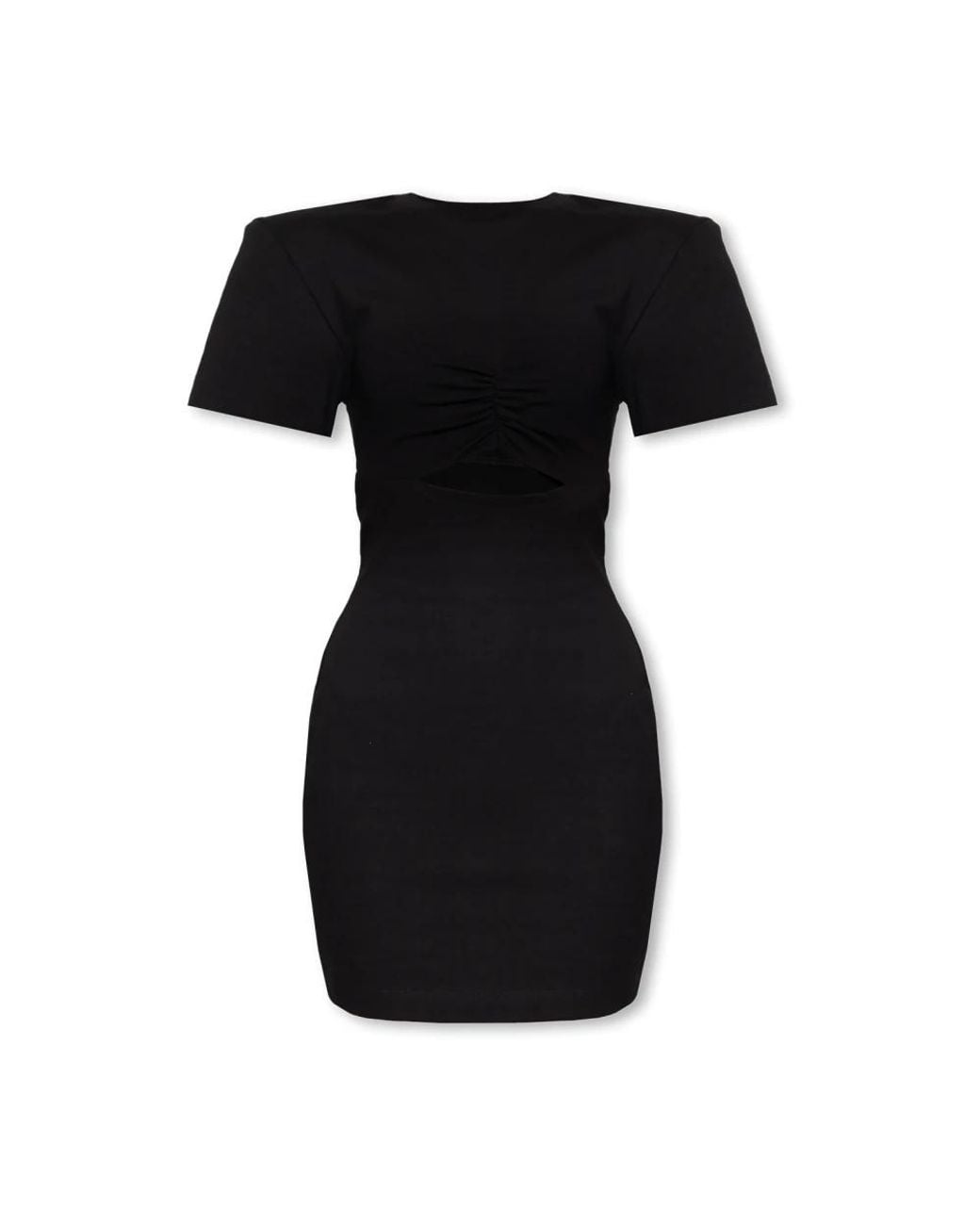 Nensi Dojaka Black Short Dresses