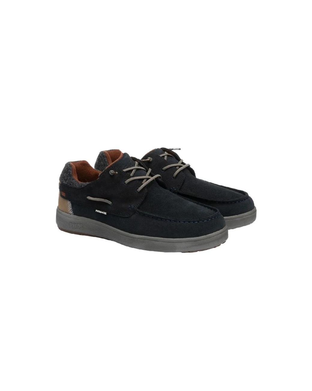 WALK IN PITAS Black Laced Shoes for men