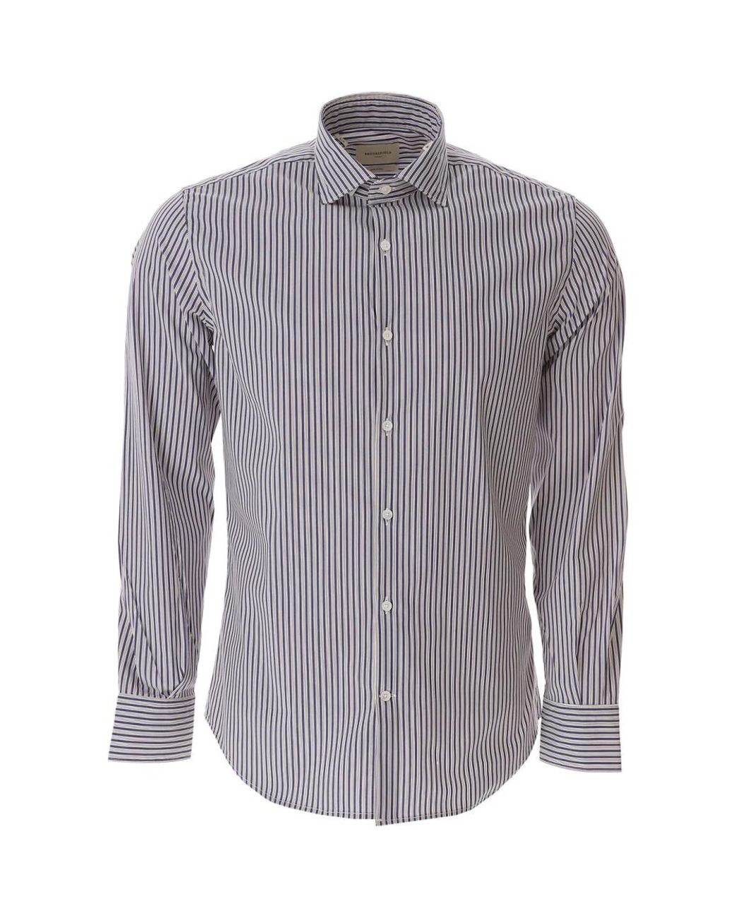 Brooksfield Blue Formal Shirts for men