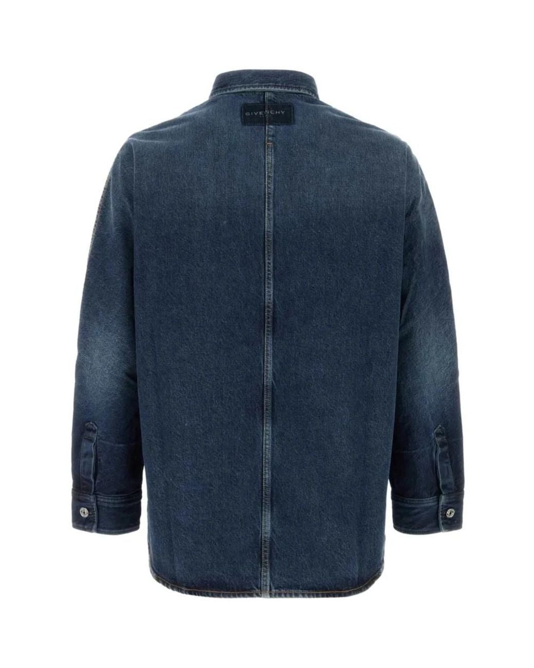Givenchy Blue Denim Shirts for men