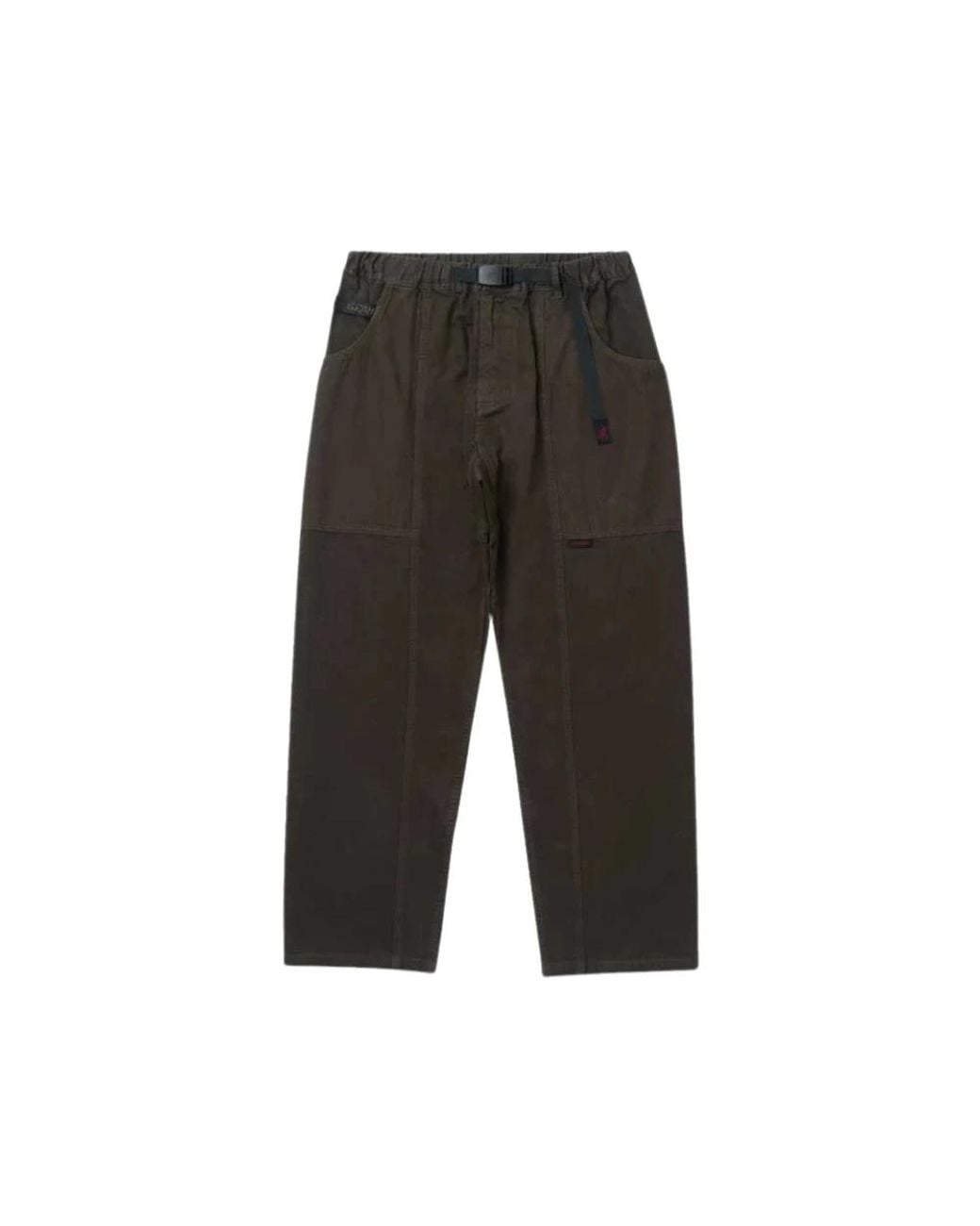 Gramicci Gray Straight Trousers for men