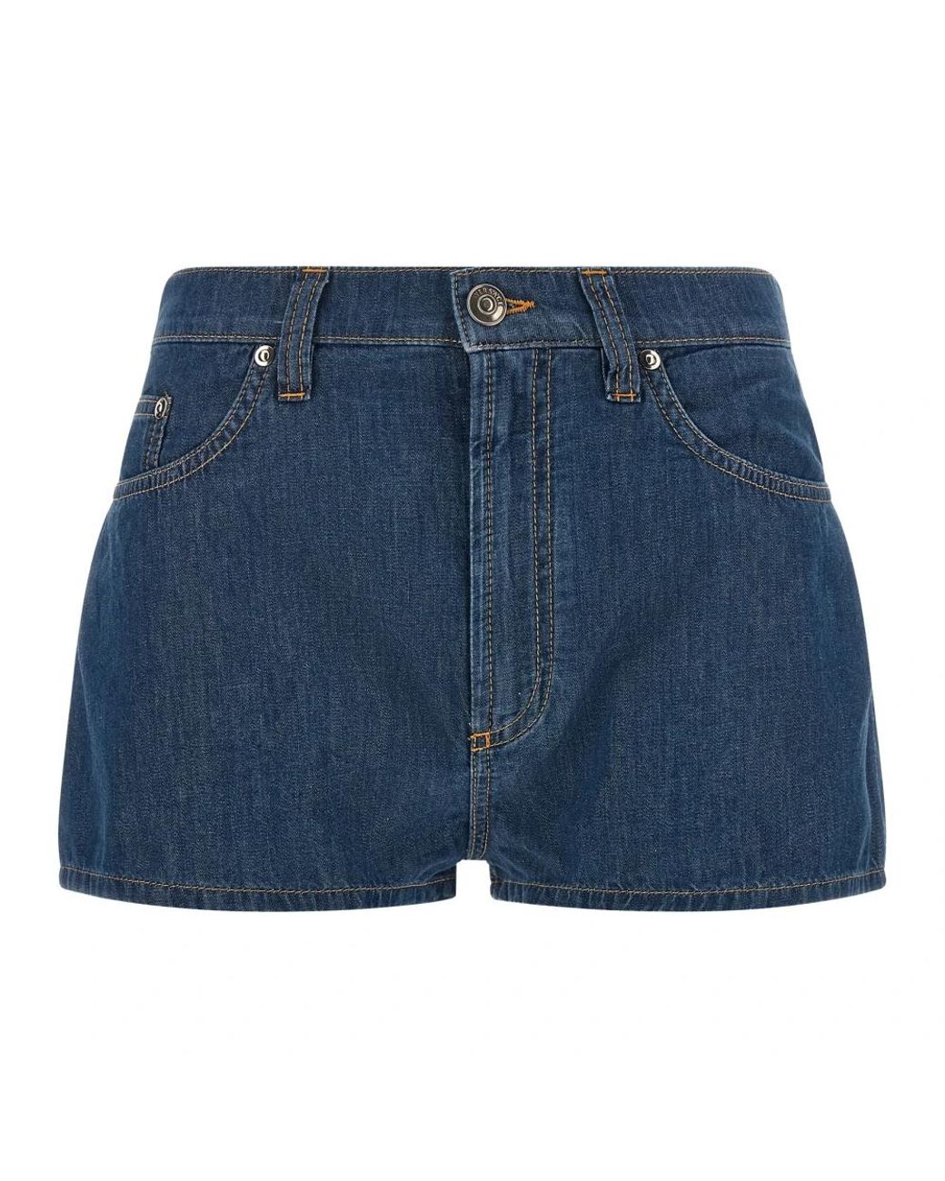 Versace Blue Denim Shorts