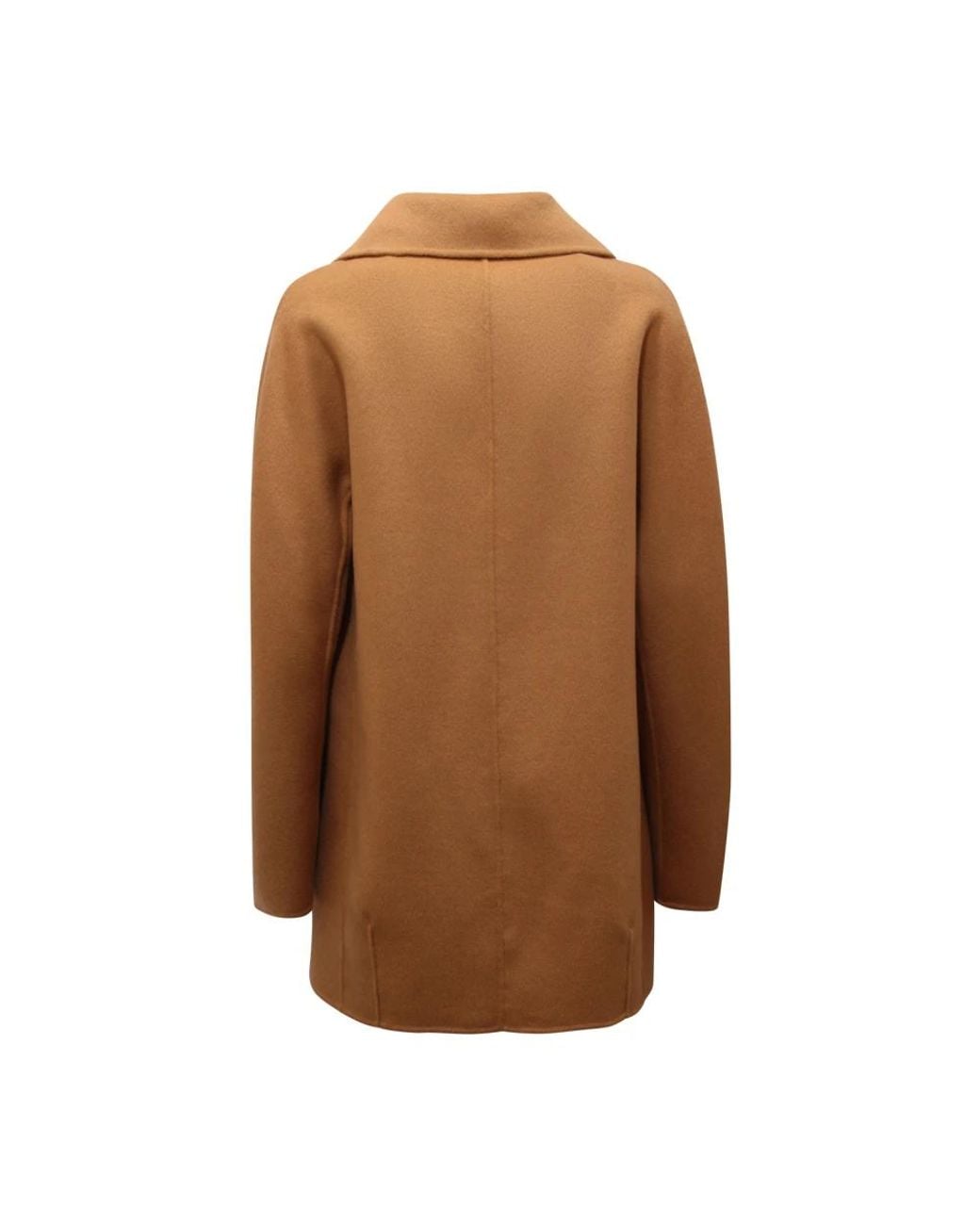 Double-Breasted Coats EMMA & GAIA de color Brown