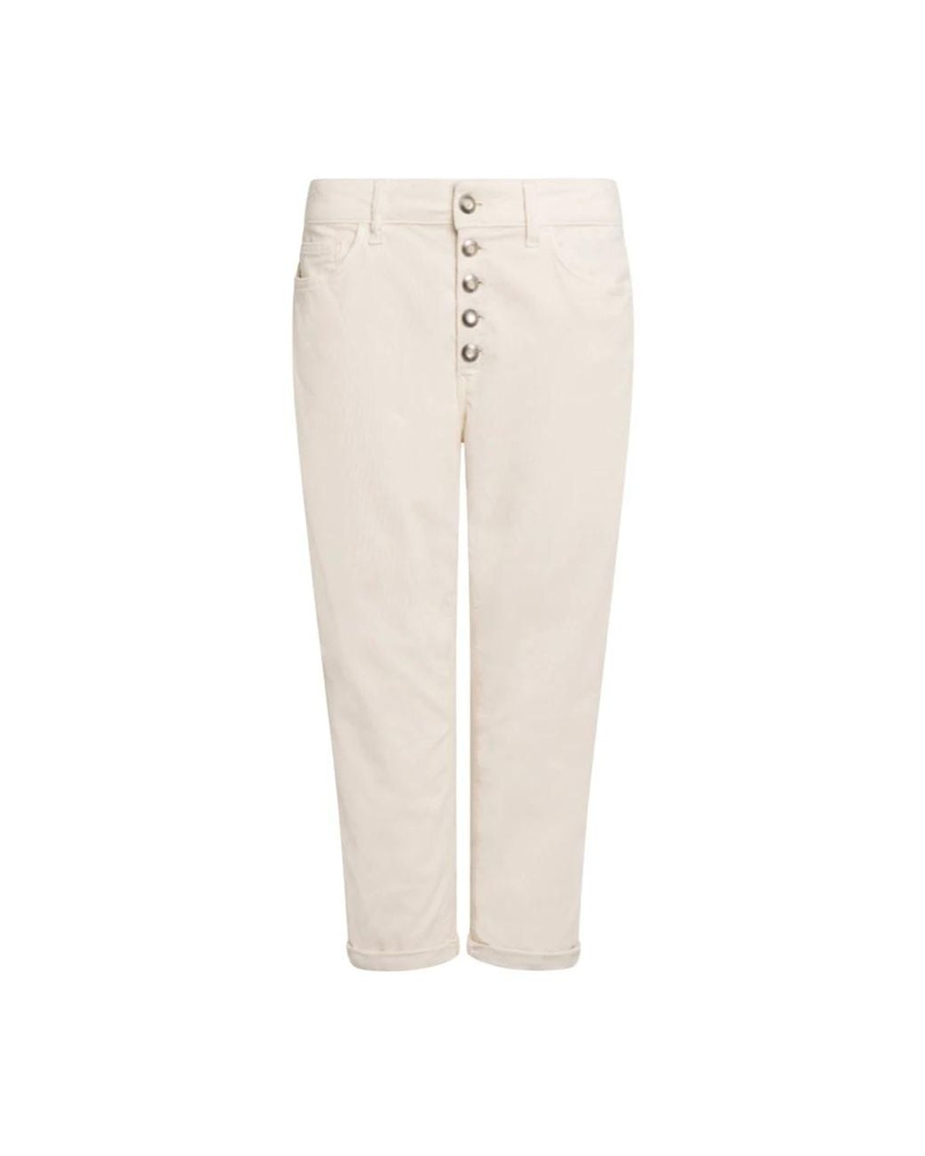 Dondup Natural Cropped Trousers
