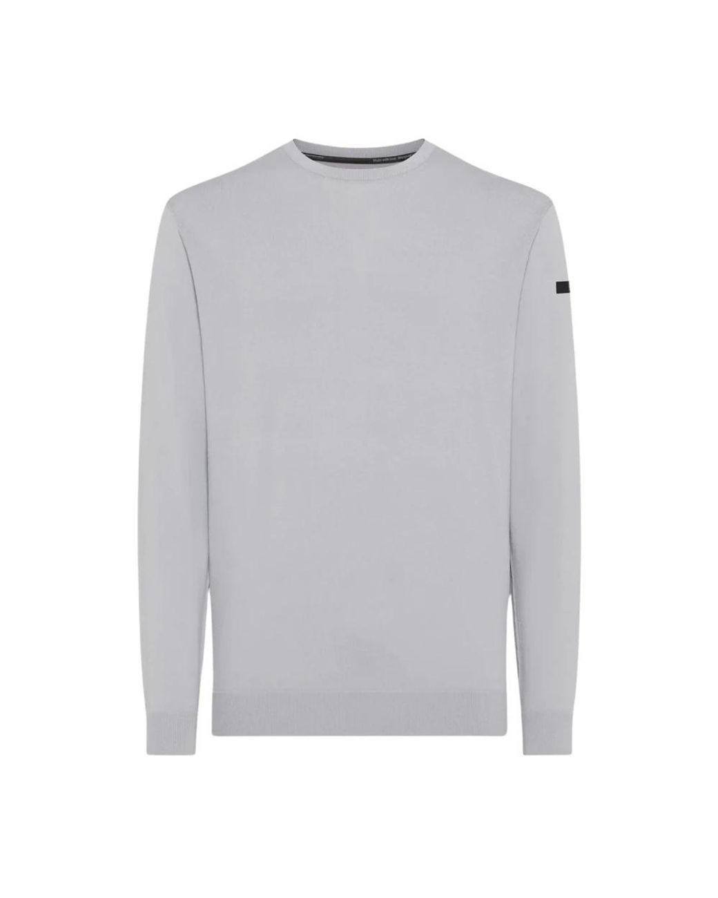 Rrd Gray Round-Neck Knitwear for men