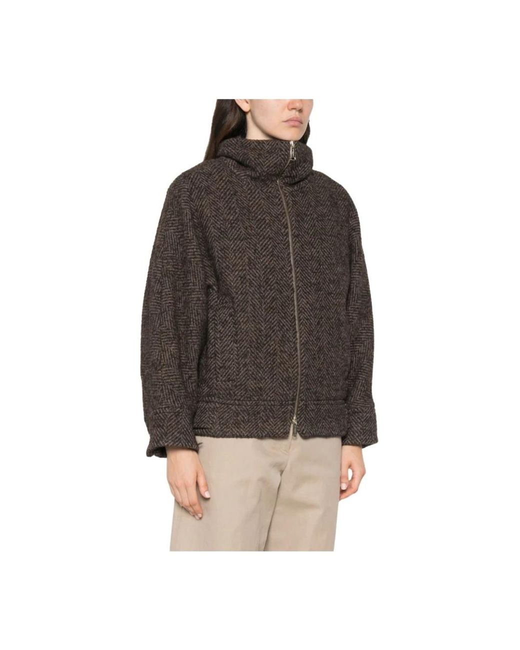 Marella Brown Tweed Jackets