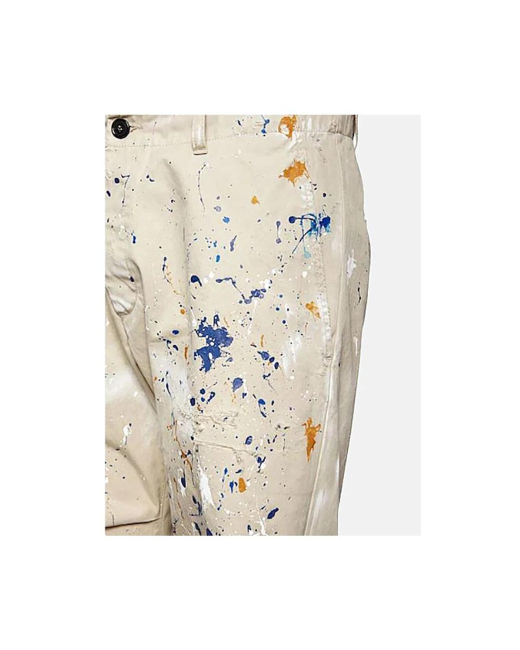 DSquared² Natural Straight Trousers