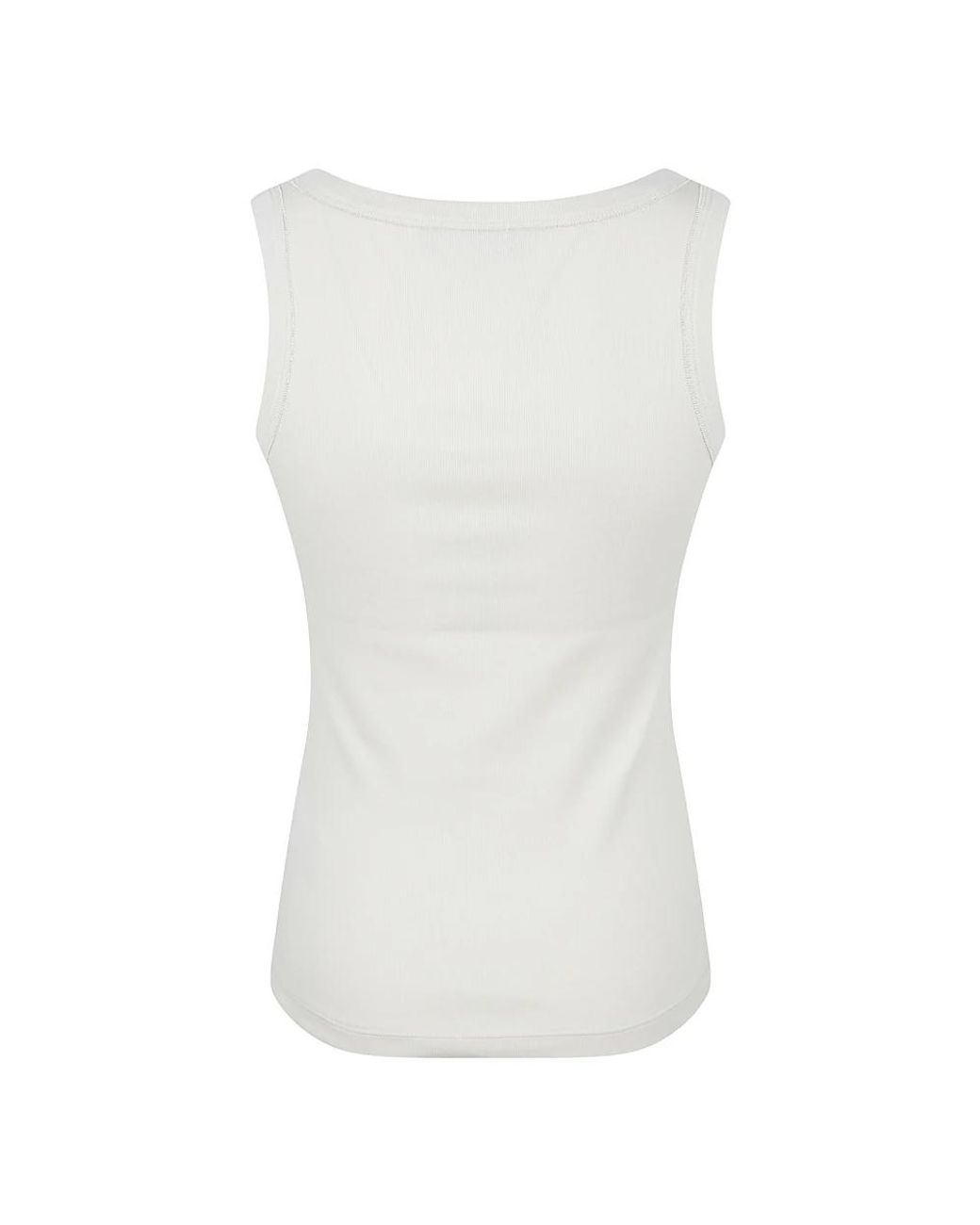 Fabiana Filippi White Sleeveless Tops