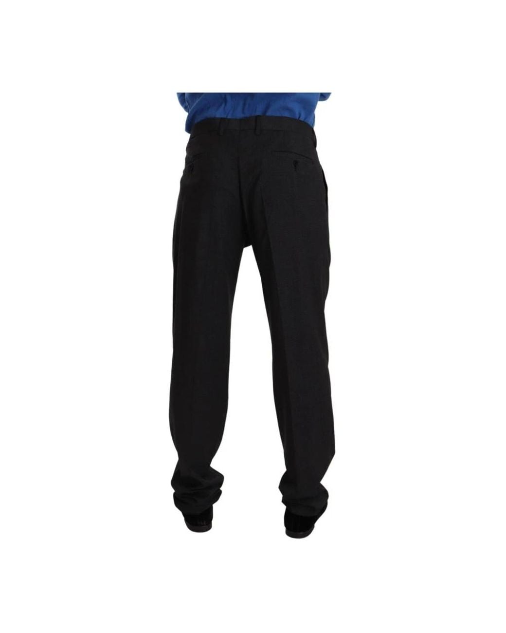 Dolce & Gabbana Black Suit Trousers for men