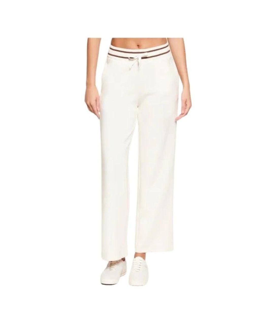 ARMANI EXCHANGE White Wide Trousers