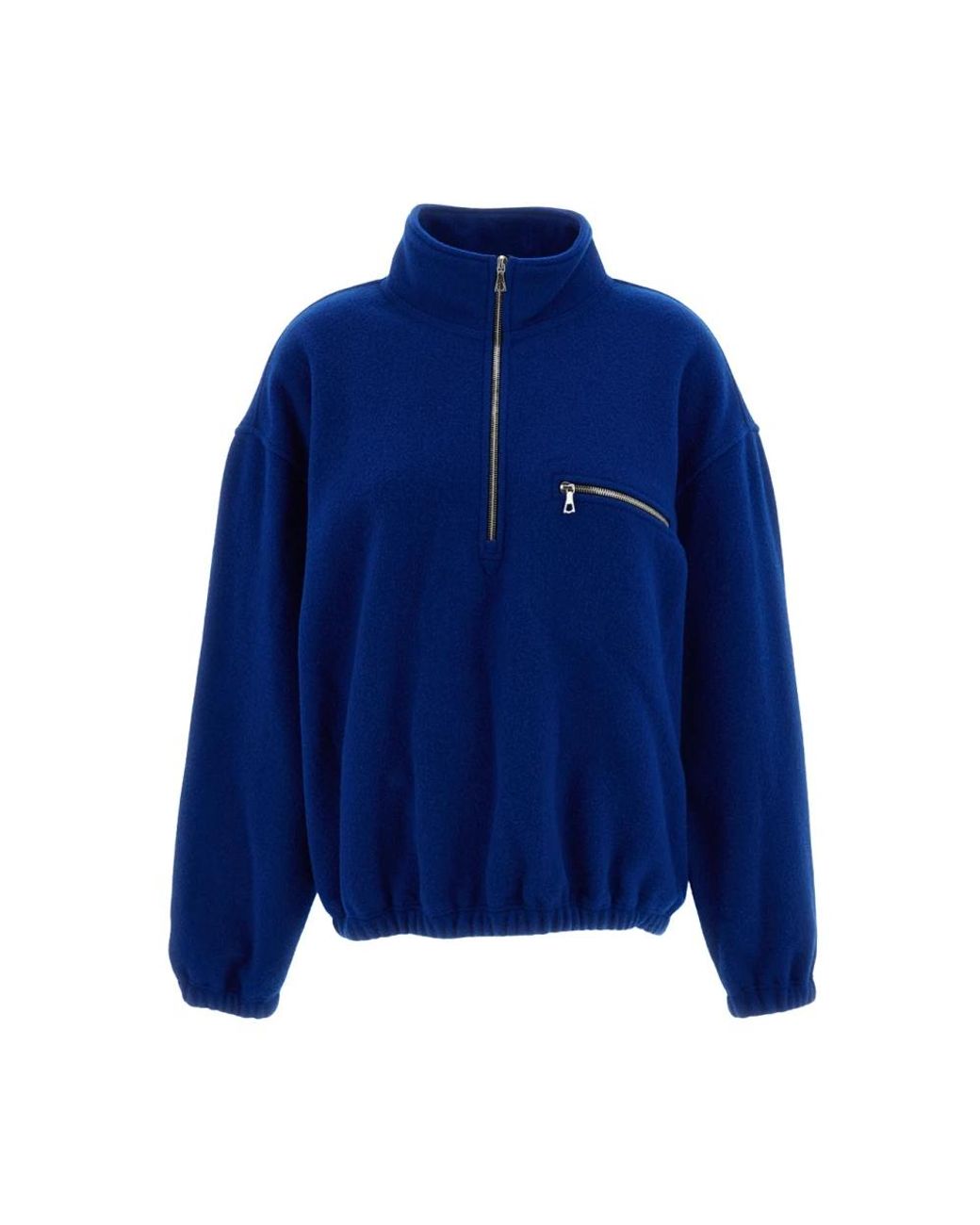 Rier Polar High-Neck Zip Jacket in het Blue voor heren