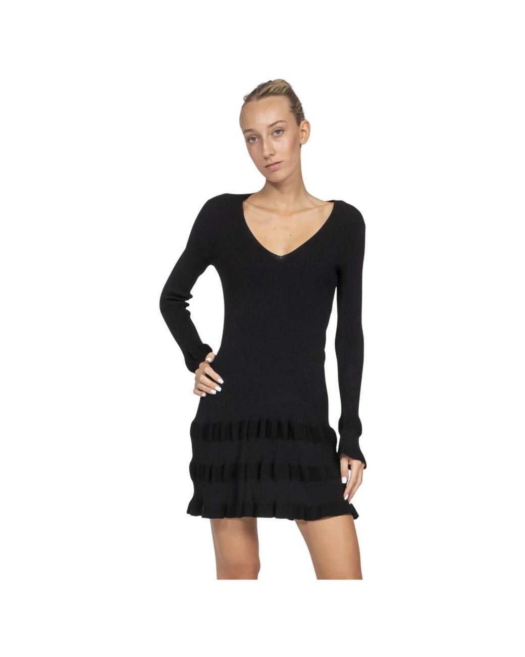 Moschino Kleedjes ,Zwart ,Abito 2555 in het Black