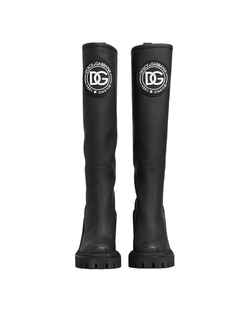 Dolce & Gabbana Black Heeled Boots