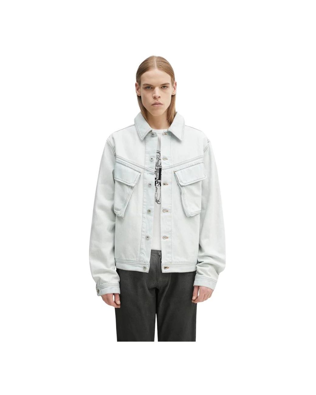Denim Jackets Marcelo Burlon pour homme en coloris Gray