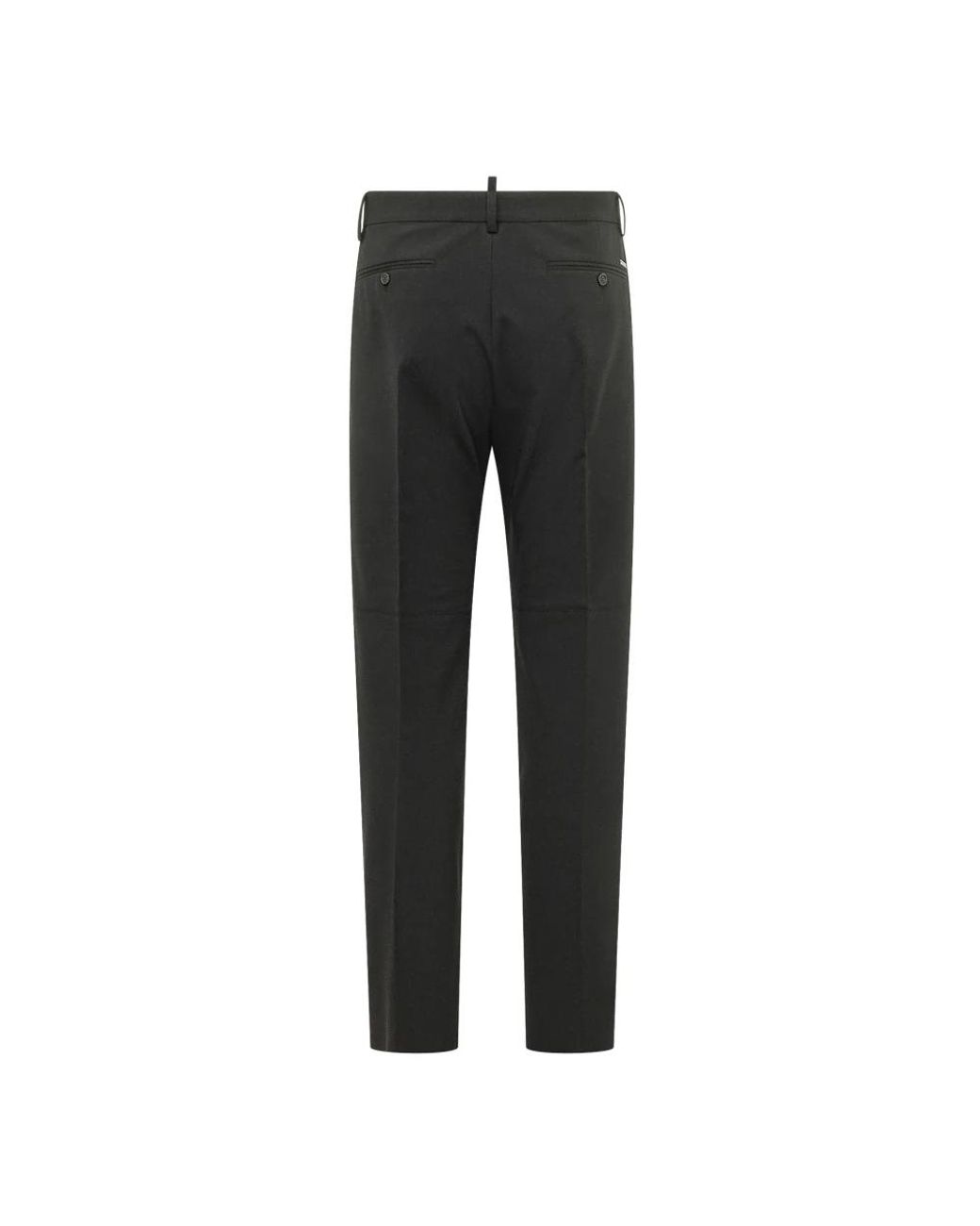 DSquared² Black Straight Trousers for men