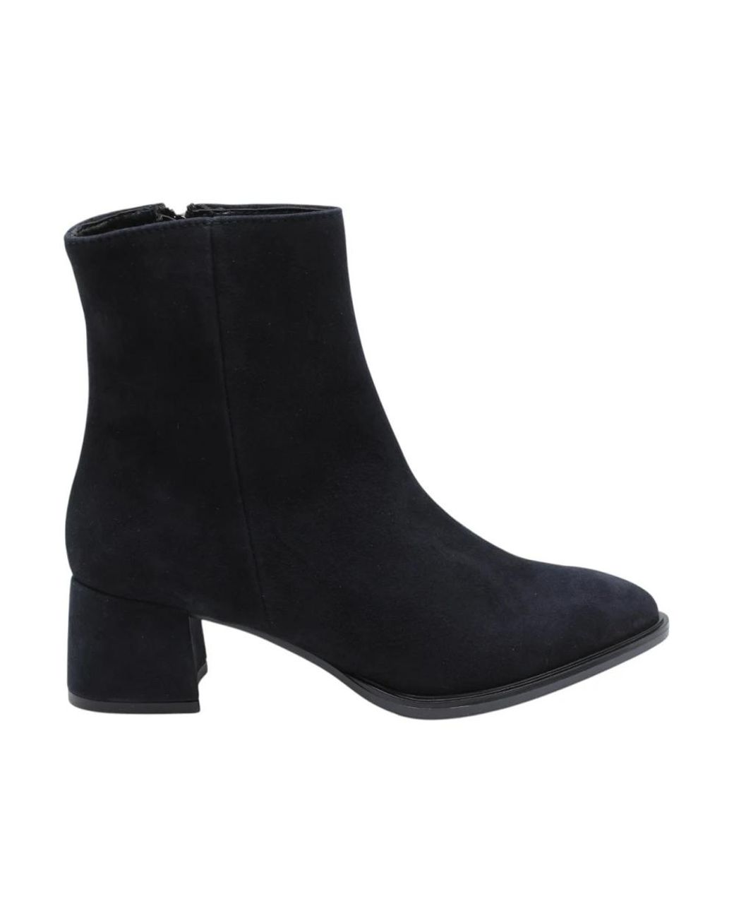 E mia Black Heeled Boots