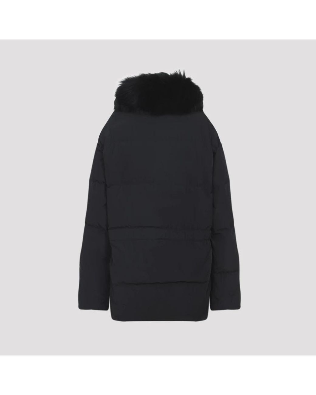Yves Salomon Black Down Jackets