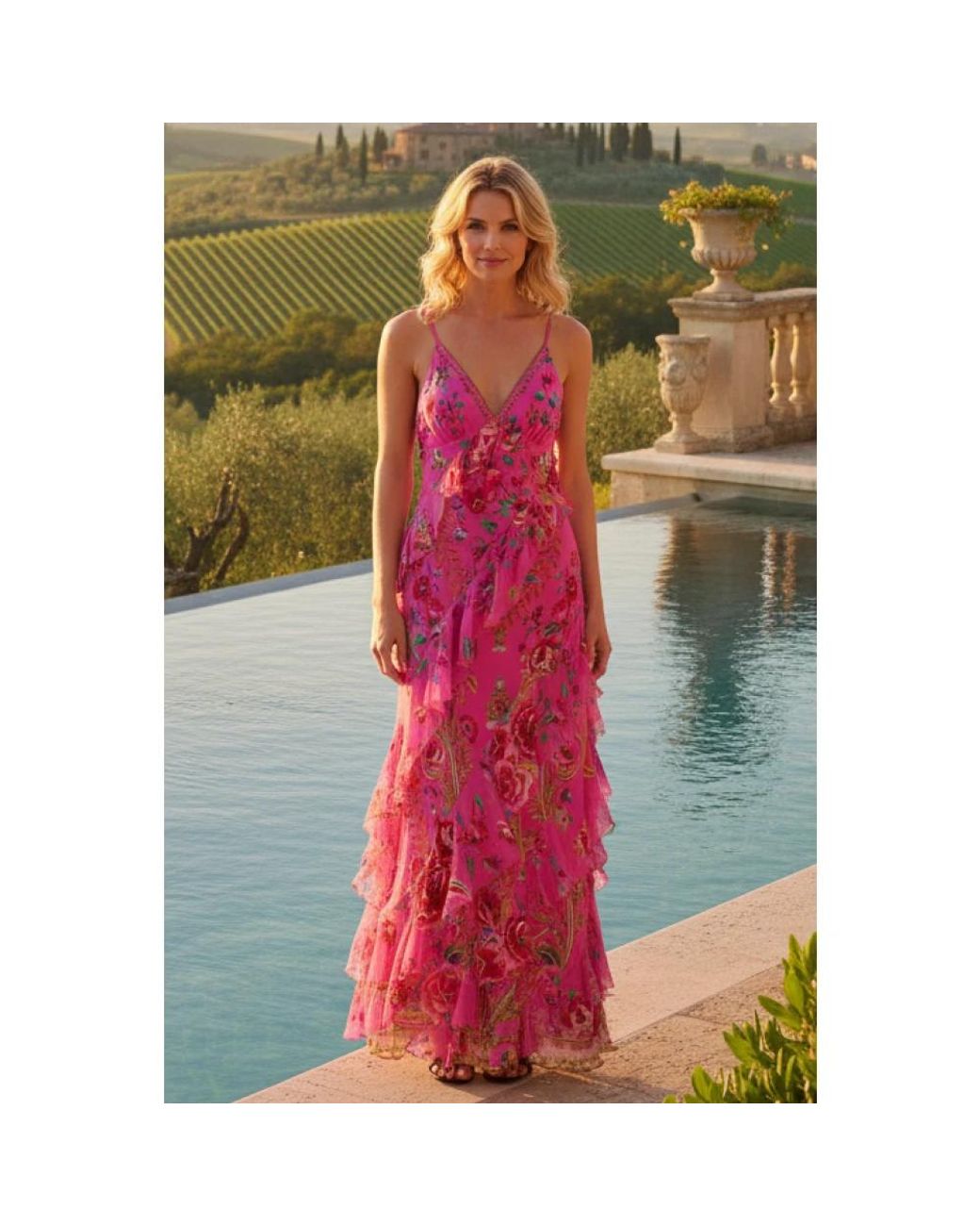Camilla Pink Maxi Dresses