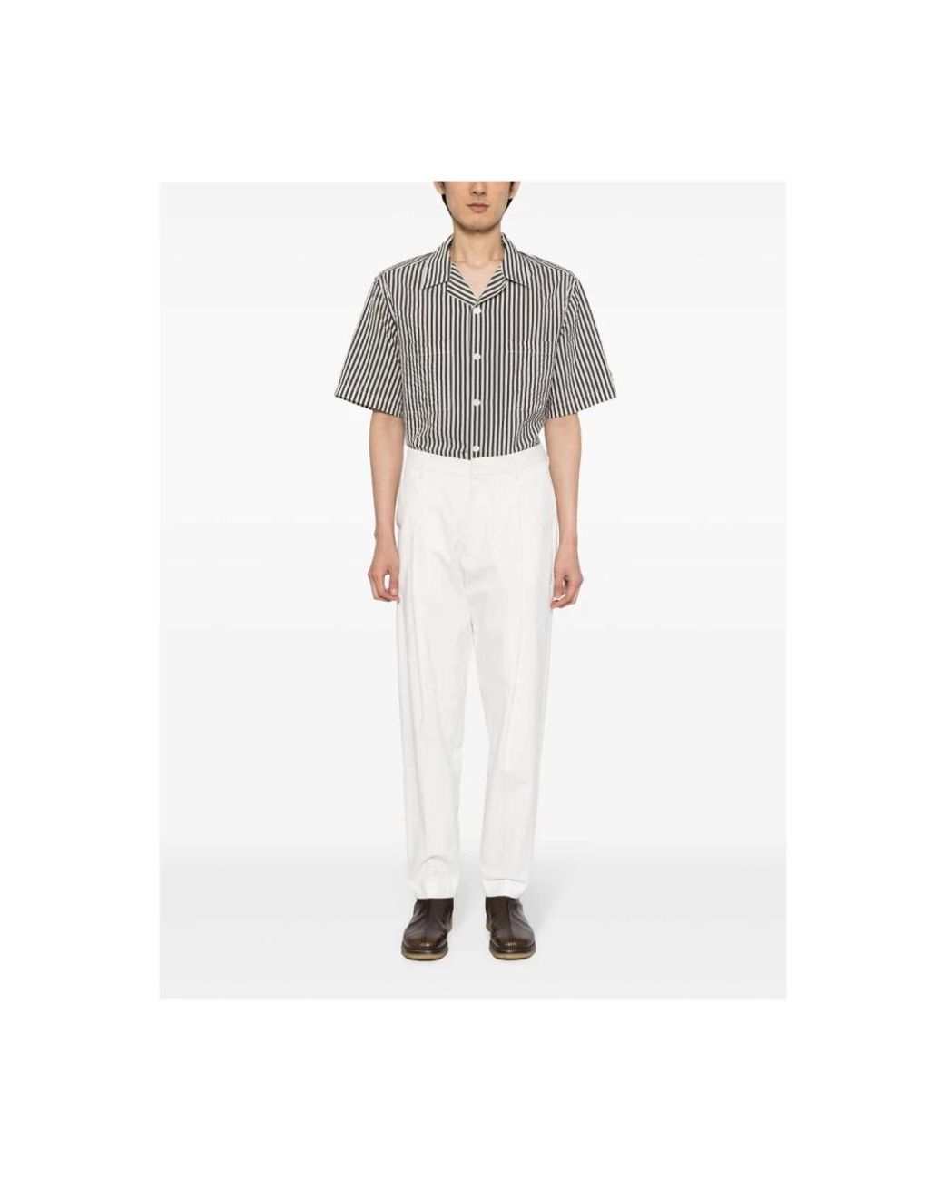 Barena Black Short Sleeve Shirts for men