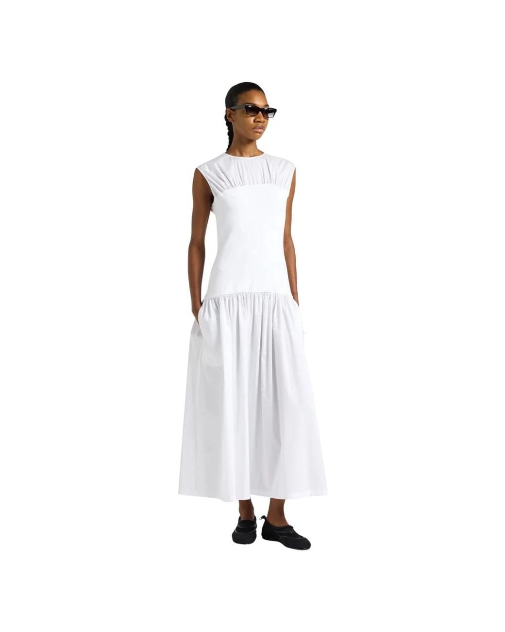 Liviana Conti White Midi Dresses