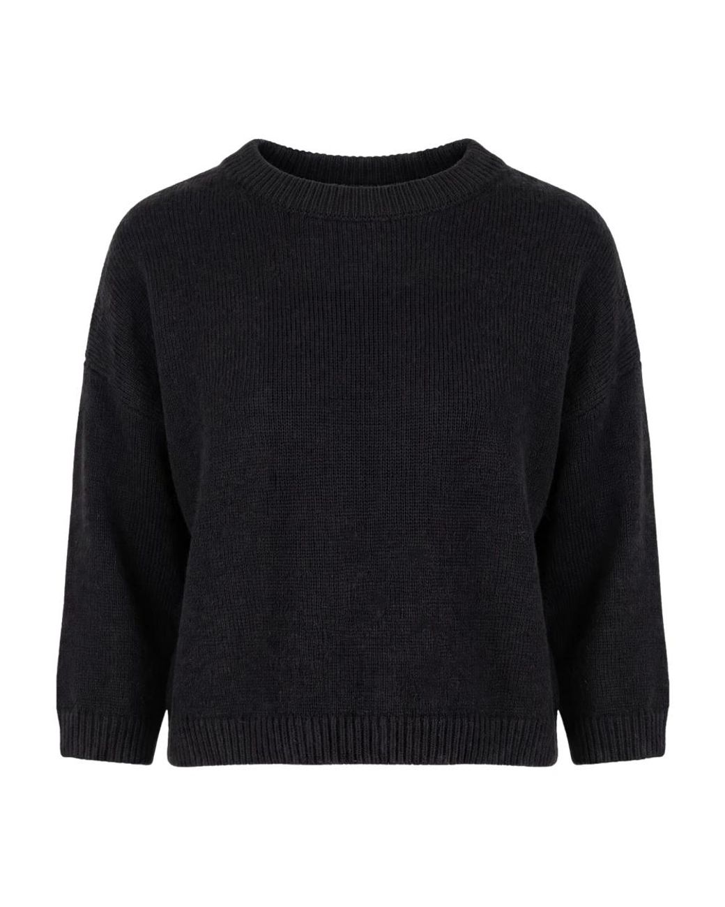 Liviana Conti Black Round-Neck Knitwear