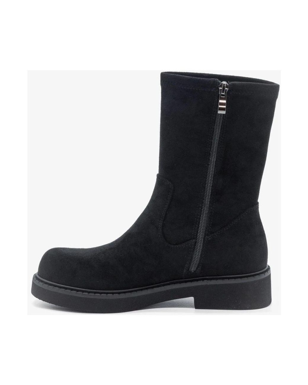 Jeannot Black Beatles Ankle Boots