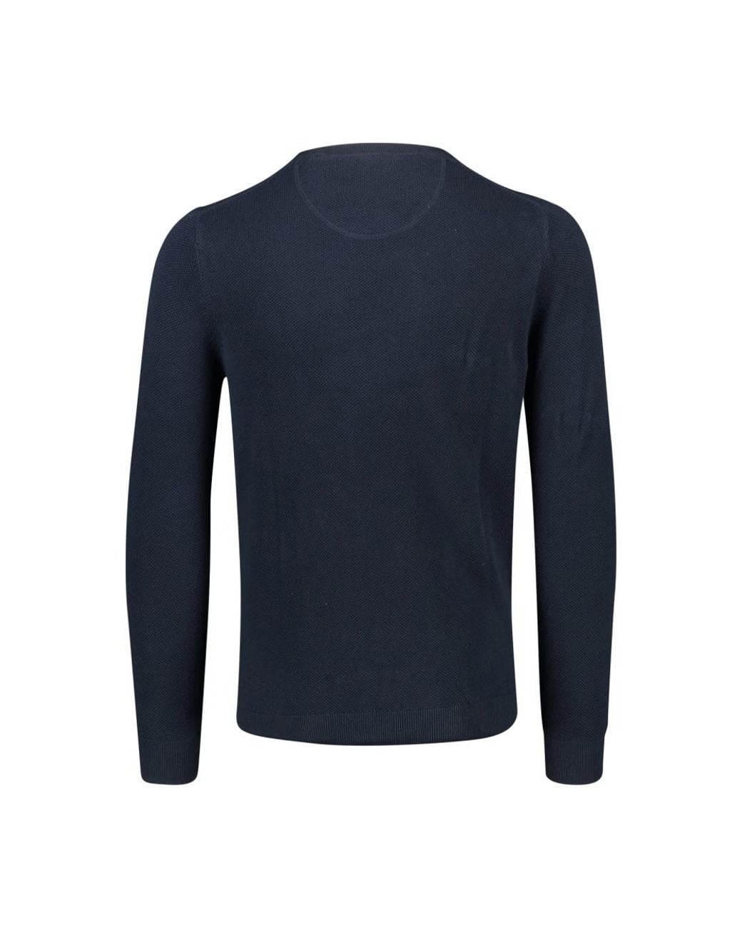 Gant Blue Round-Neck Knitwear for men