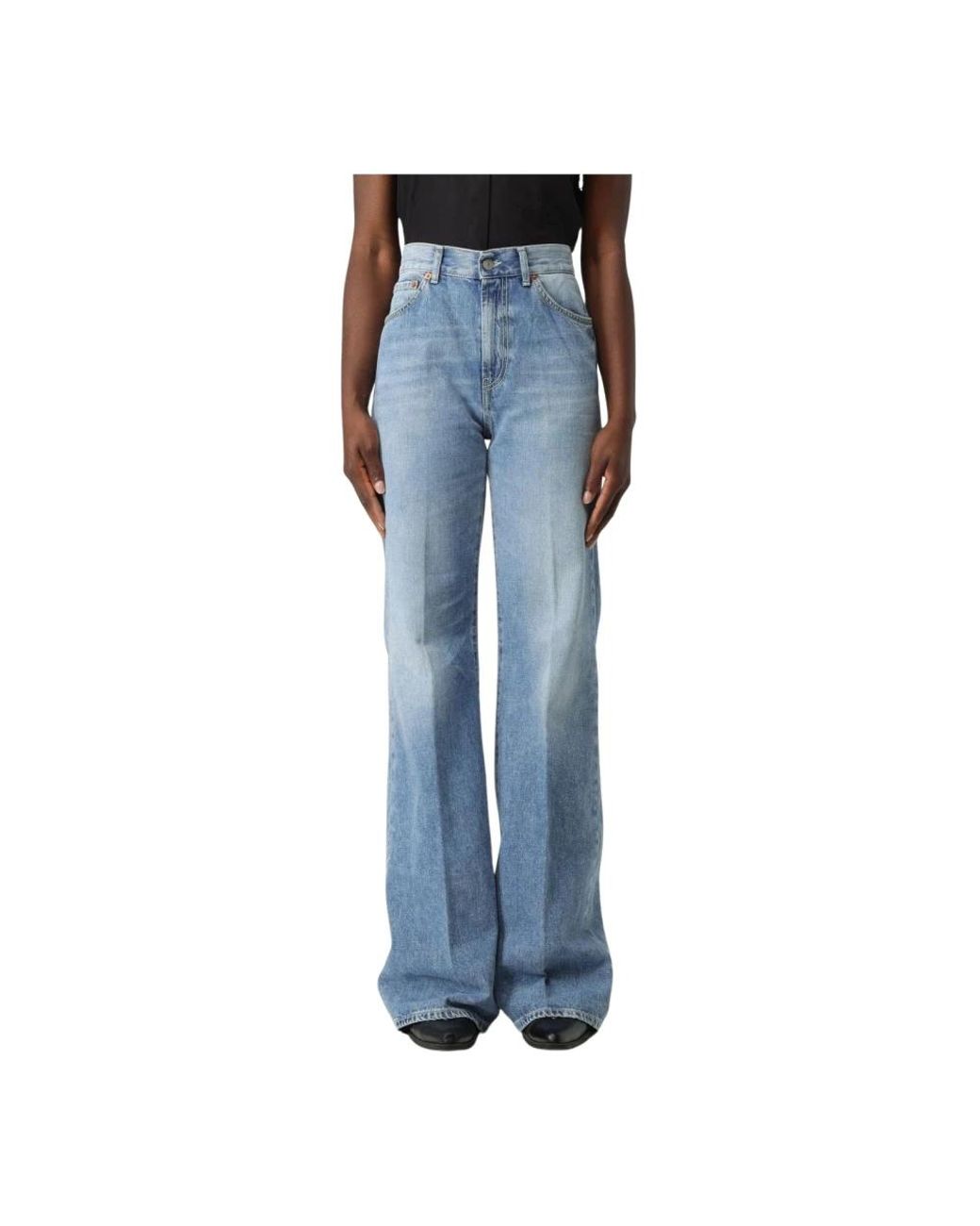 Dondup Blue Wide Jeans