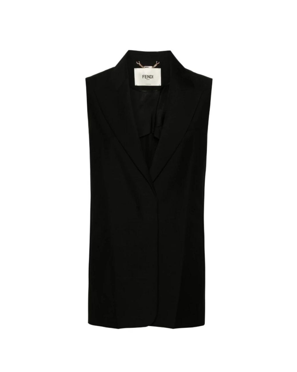 Fendi Black Waistcoats