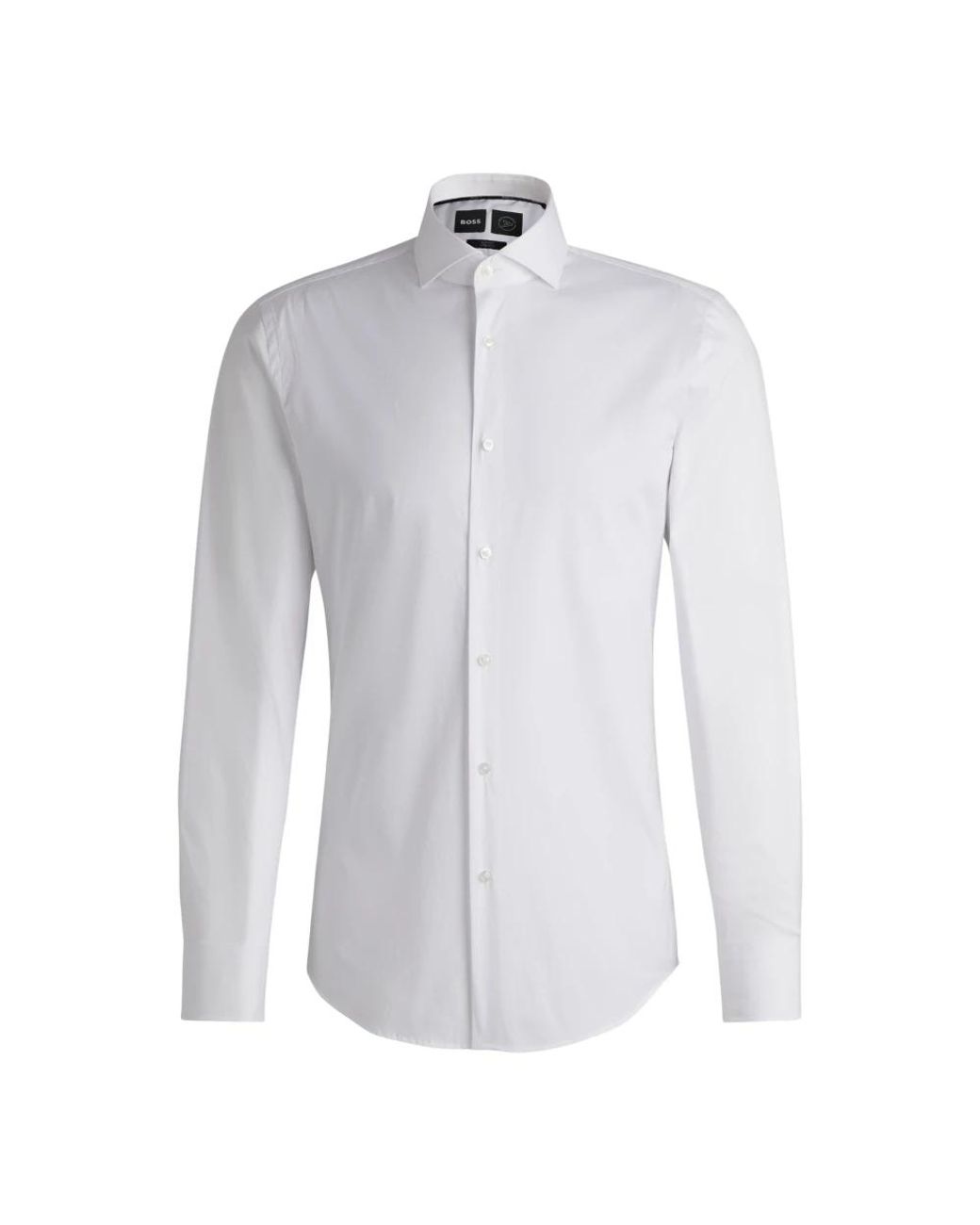 Boss White Formal Shirts for men