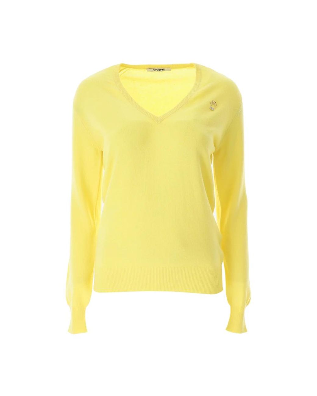 Vivetta Yellow Cashmere Knitwear