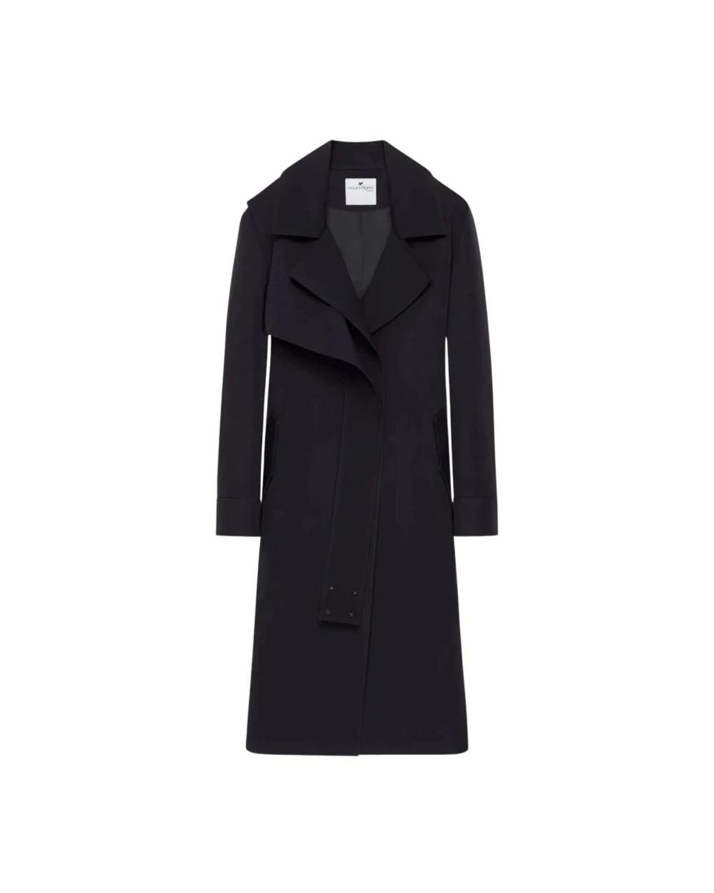 Courreges Black Trench Coats