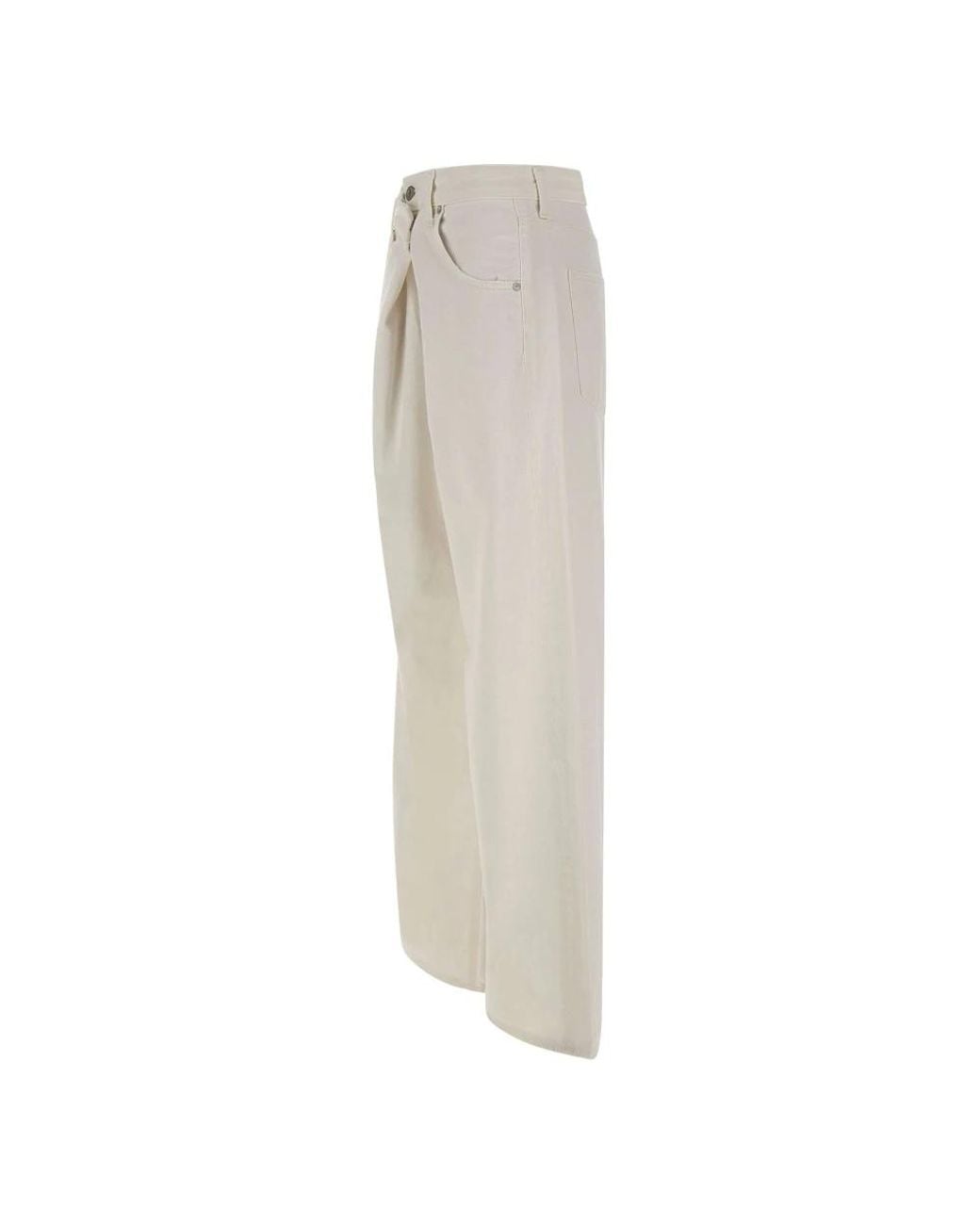 Agolde White Wide Jeans