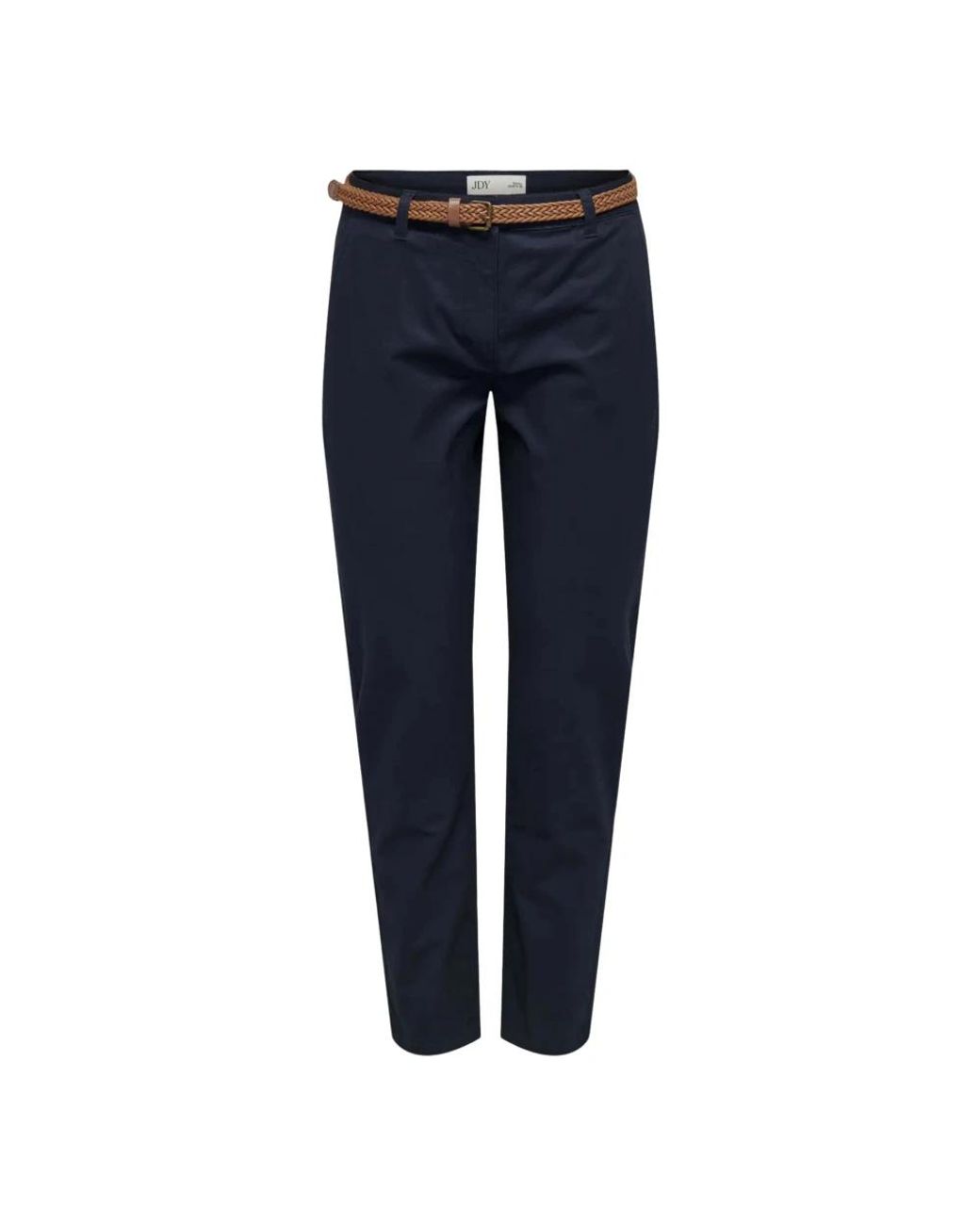 Jacqueline De Yong Blue Cropped Trousers