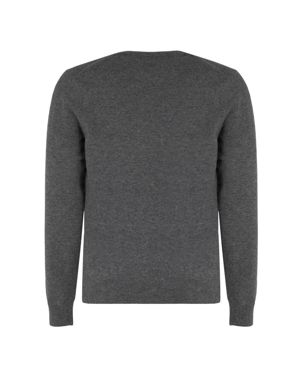 Comme des Garçons Gray V-Neck Knitwear for men