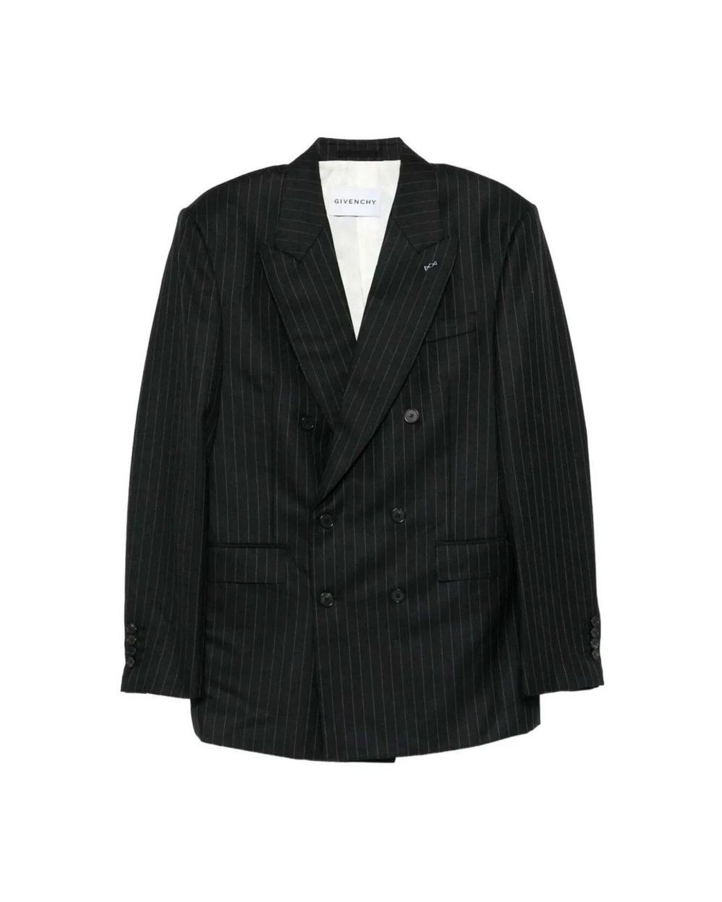 Givenchy Getailleerd Gestreept Jasje in het Black voor heren
