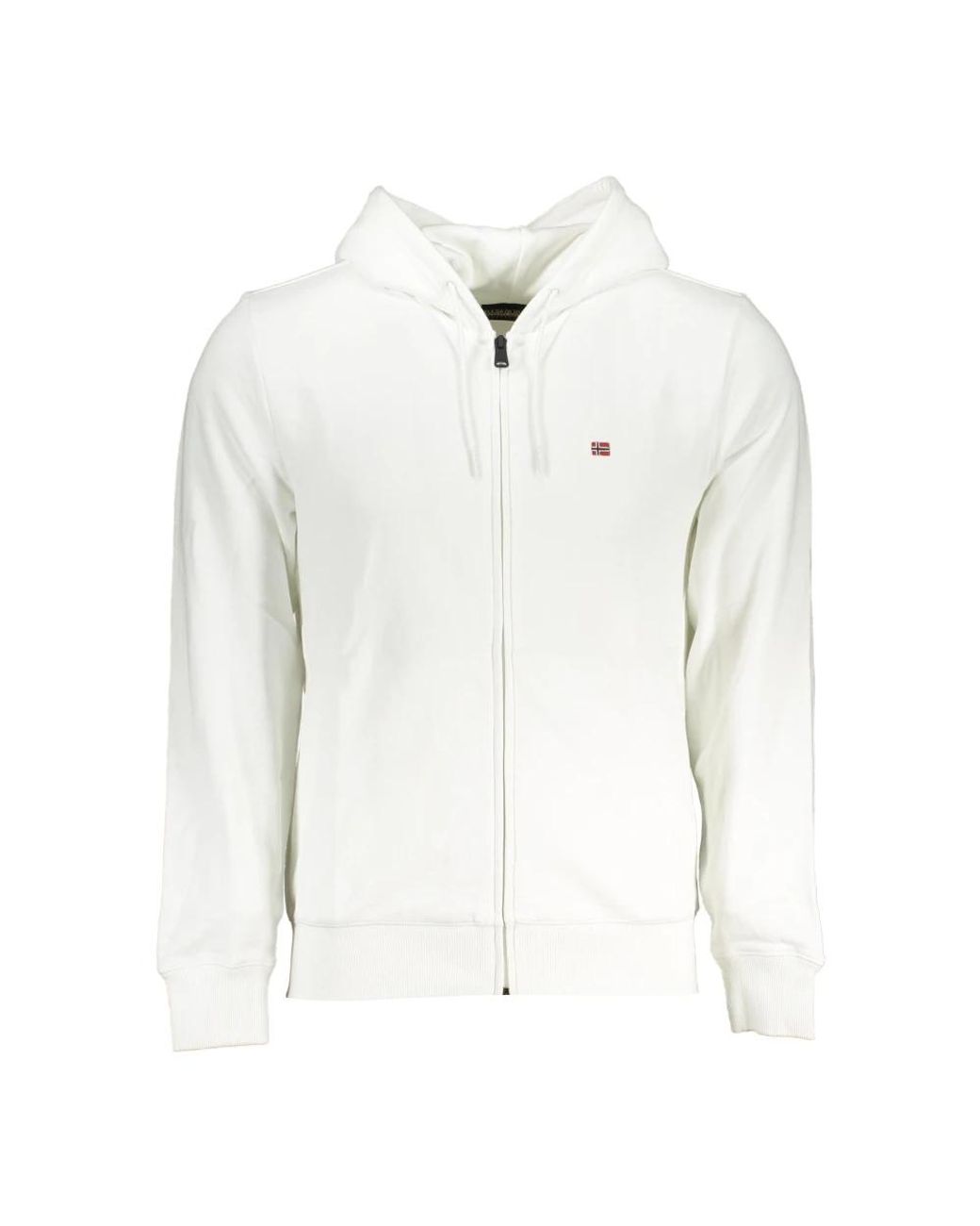 Napapijri White Zip-Throughs for men