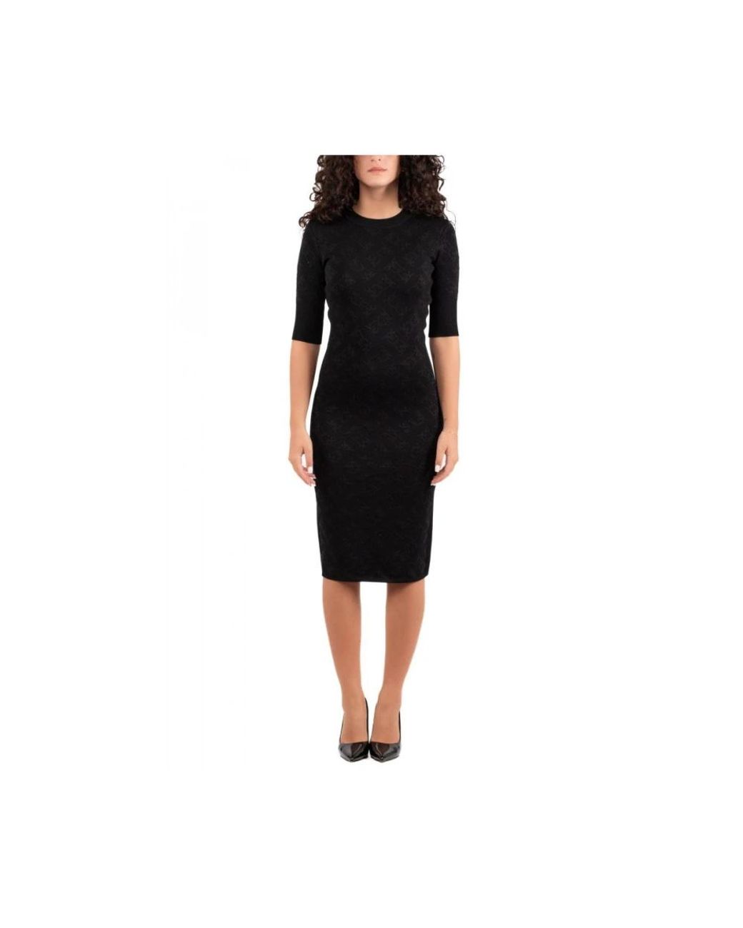 Pinko Black Midi Dresses