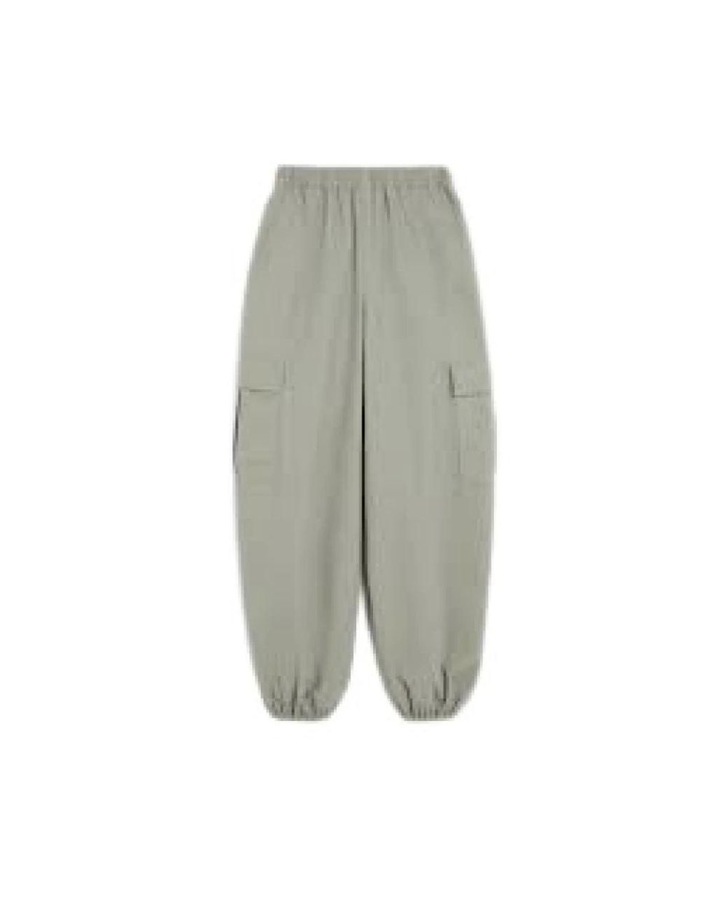 Max Mara Gray Straight Trousers