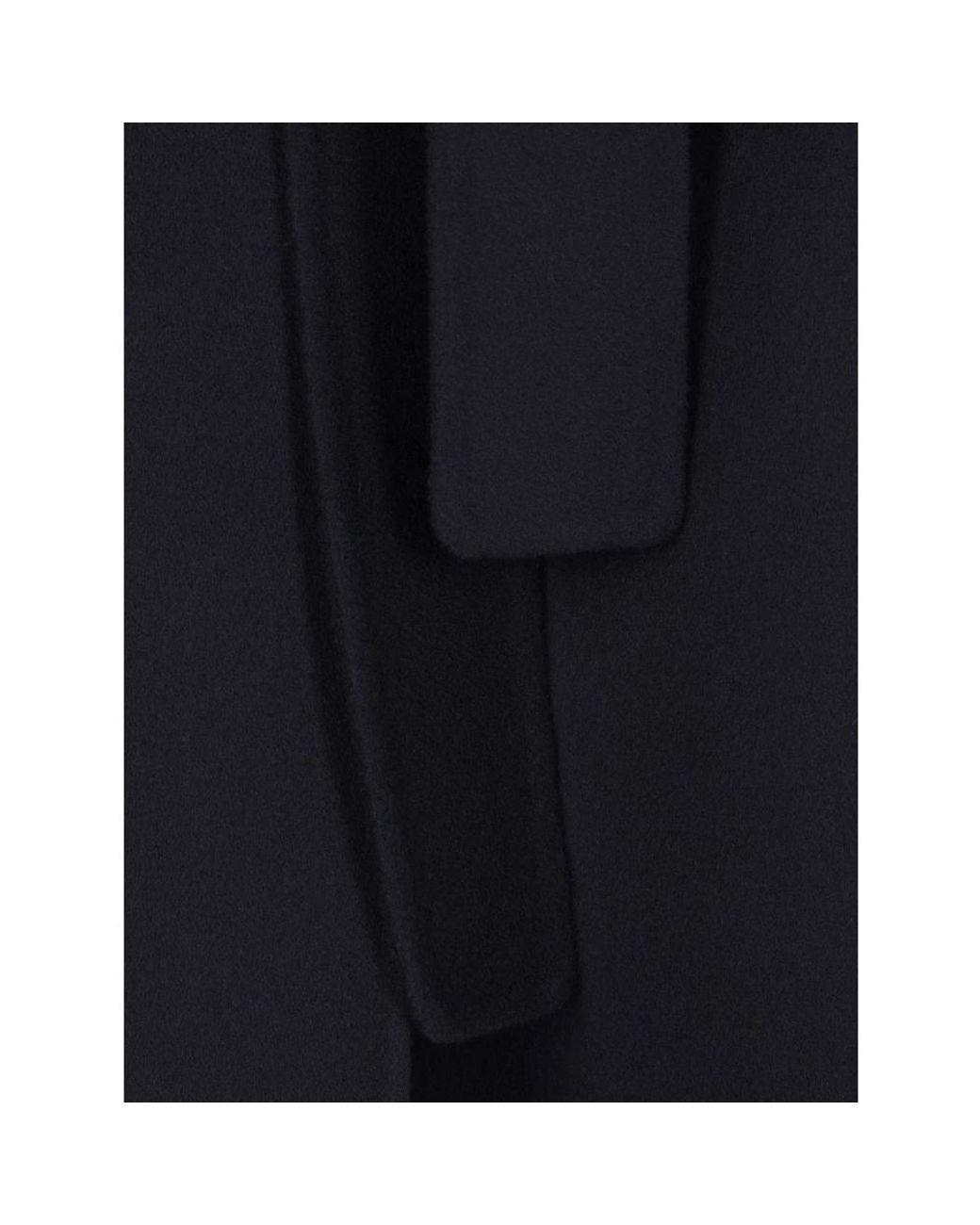 Max Mara Blue Belted Coats