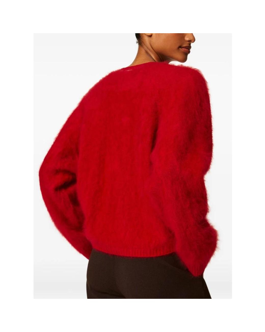 Twinset Red V-Neck Knitwear