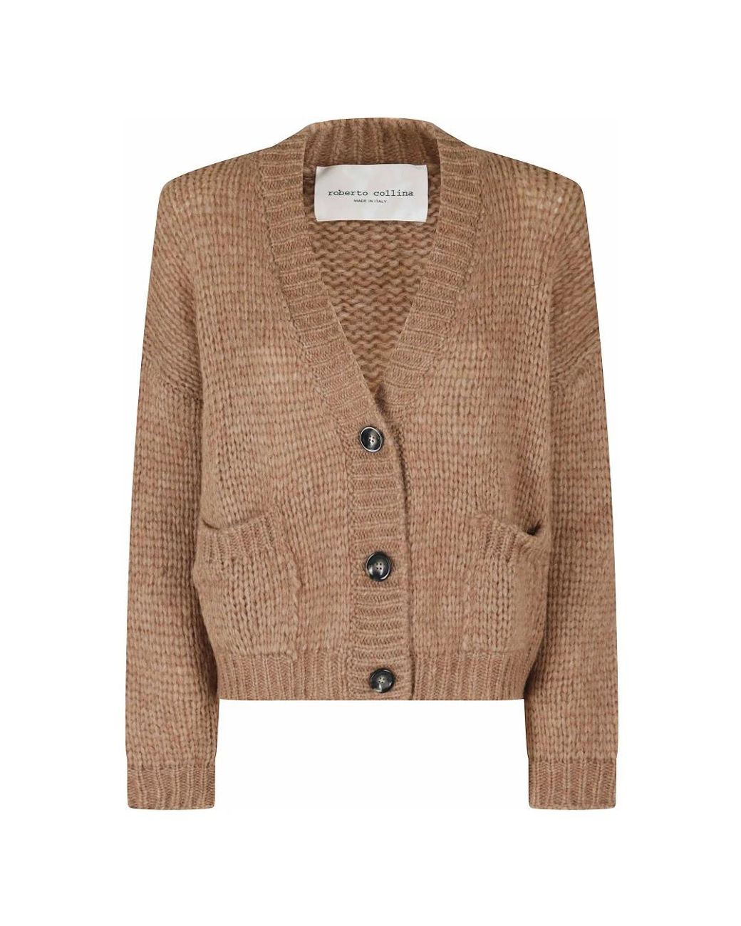 Cardigans Roberto Collina de color Brown