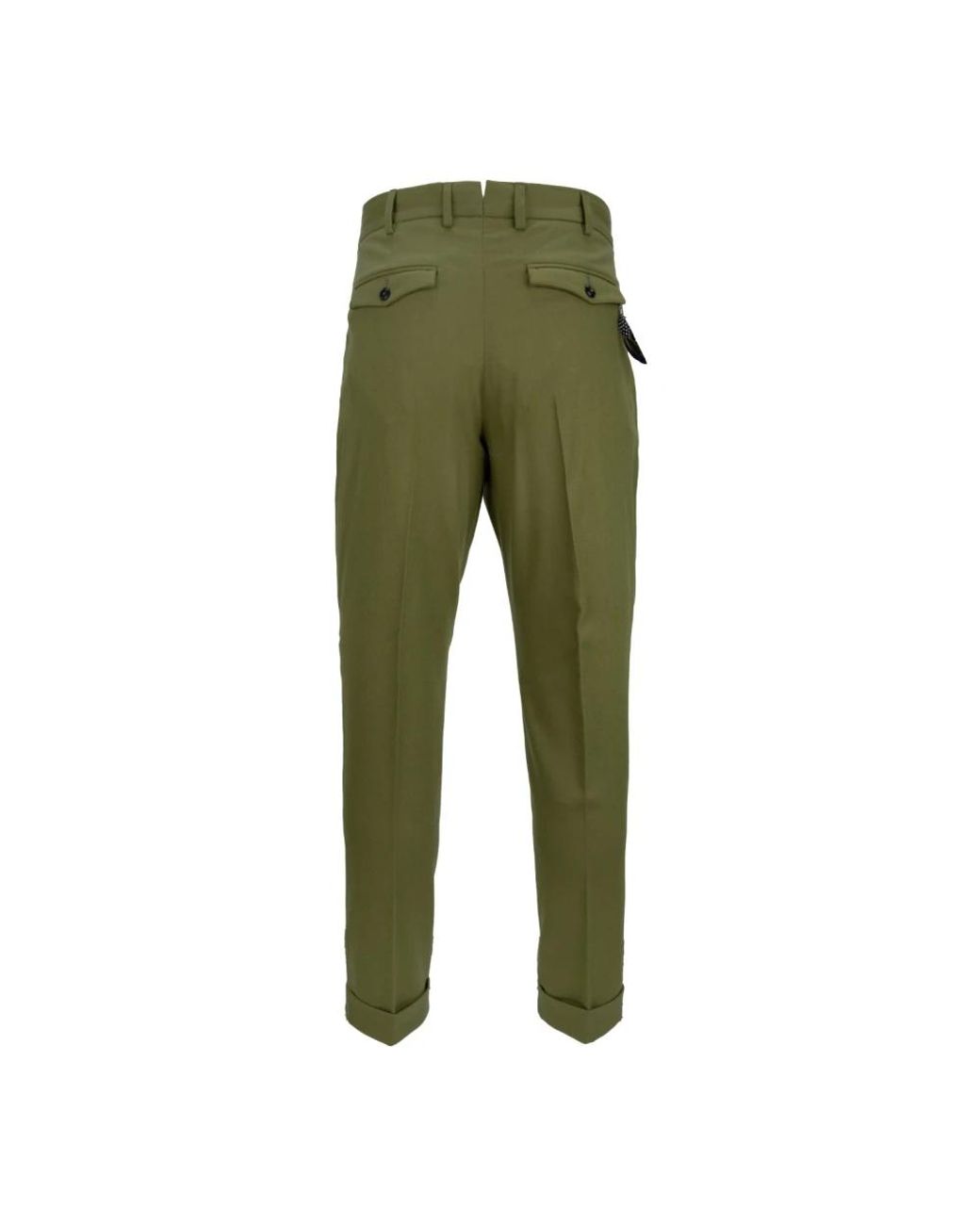 PT Torino Green Slim-Fit Trousers for men