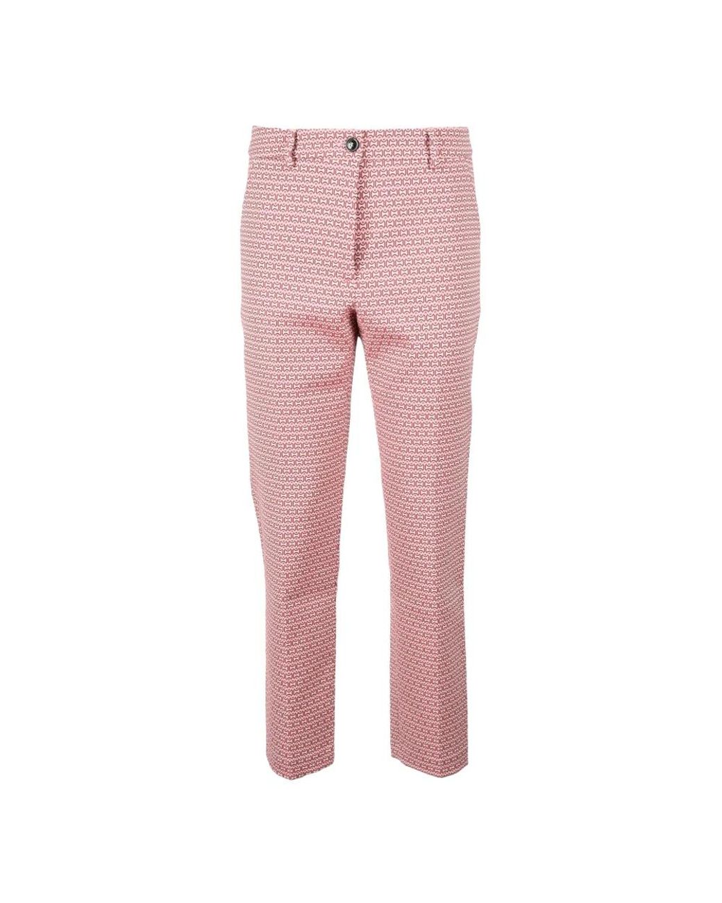 Seventy Broeken ,Roze ,Katoen Katoenmix Elastaan Broek in het Pink