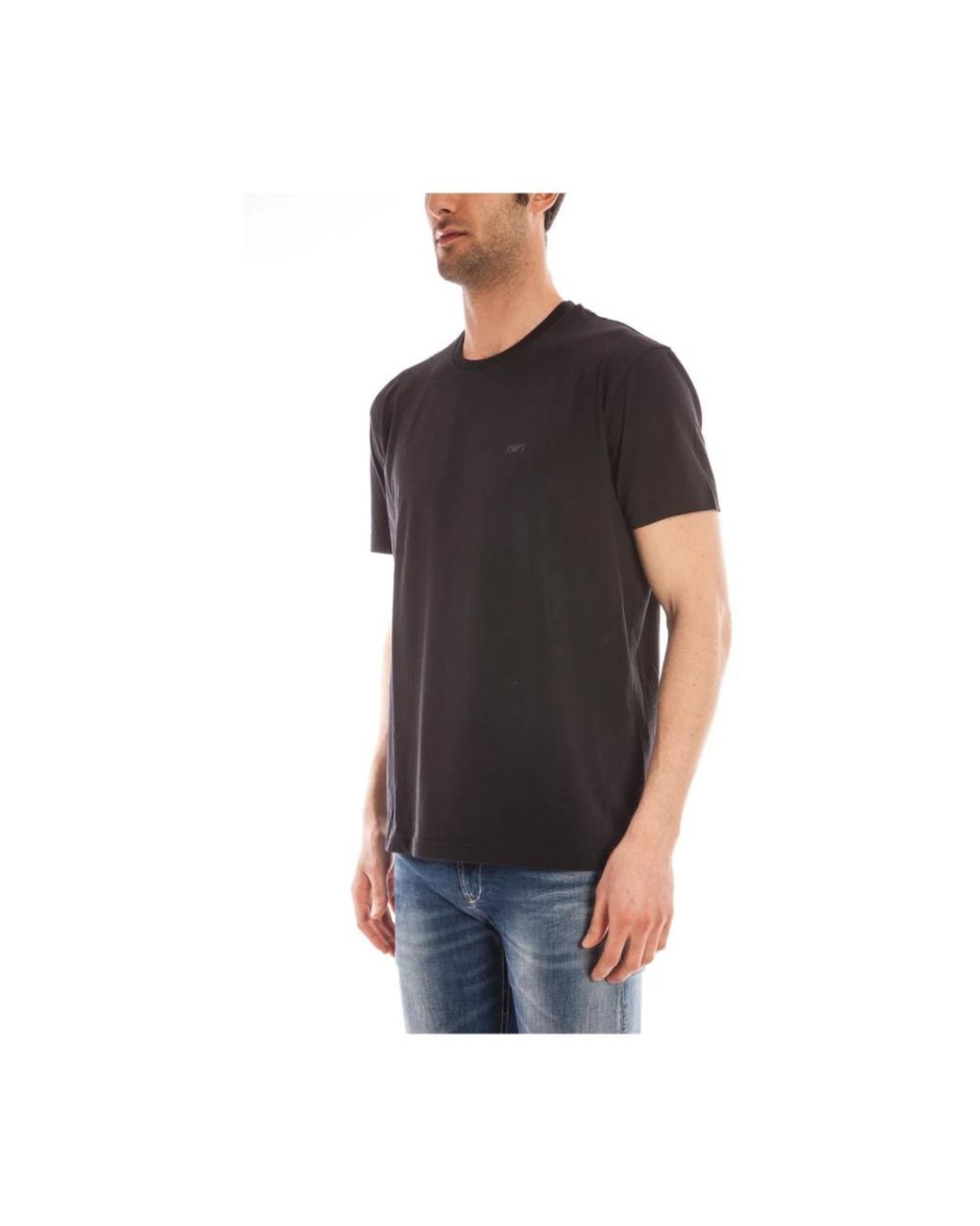 Armani Jeans Black T-Shirts for men