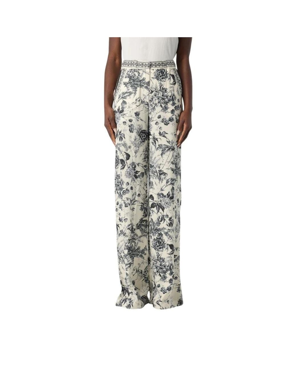 SIMONA CORSELLINI Multicolor Wide Trousers