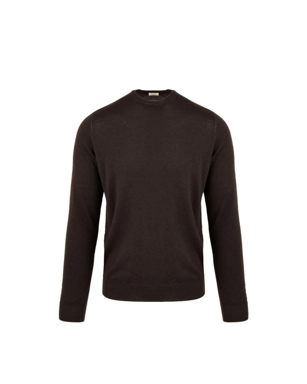FILIPPO DE LAURENTIIS Black Round-Neck Knitwear for men