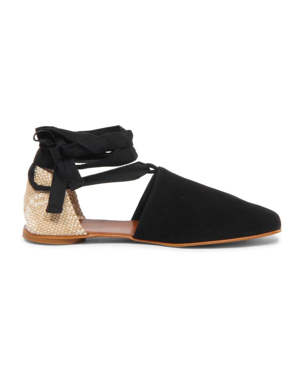 Castaner Black Ballerina Shoes